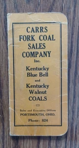 Cuaderno Carrs Fork Coal Sales Company Inc. - Imagen 1 de 6