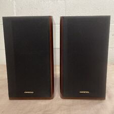 ONKYO D-062AX Bookshelf Speakers. With Micro Fiber Diaphragm! READ DESCRIPTION