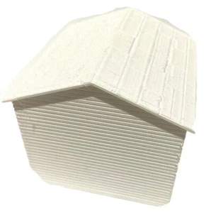 O Scale Clapboard Siding Shed 10' by 10' (3" x 3" x 3") White - Picture 1 of 5