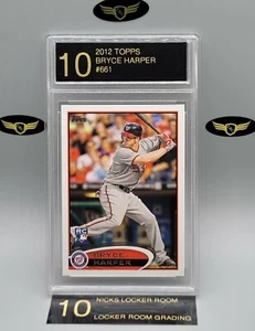 2012 Topps Washington Nationals BRYCE HARPER #661 rookie RC mint LRG 10 - Picture 1 of 2