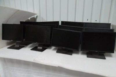 LOT-5 Dell 19" LCD Monitor P1911 1909W 4-Port USB Hub DVI VGA XYF7K V8MM9 - Image 1 of 4