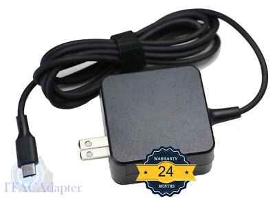 65W Type-C AC Adapter Charger For Samsung Galaxy Book2 Pro 360 13 NP930QED-KA3DE - Image 1 of 4