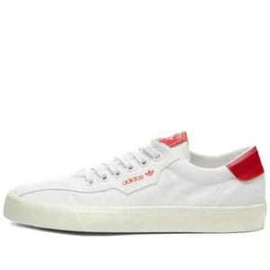 ADIDAS LOVE SET SUPER CANVAS - WHITE / RED - EF5654 - EU 40 2/3 - UK 7 - Picture 1 of 13
