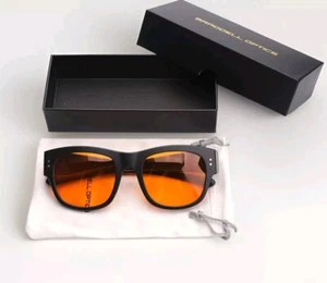 Gafas BRADDELL OPTICS Azul Bloqueo Anti-UV Ámbar Lentes Nuevas en Caja - Imagen 1 de 7