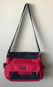 Umhängetasche - mittel - rot & schwarz !! Viele Taschen!! SEHR GEPFLEGT!! - Bild 1 von 3