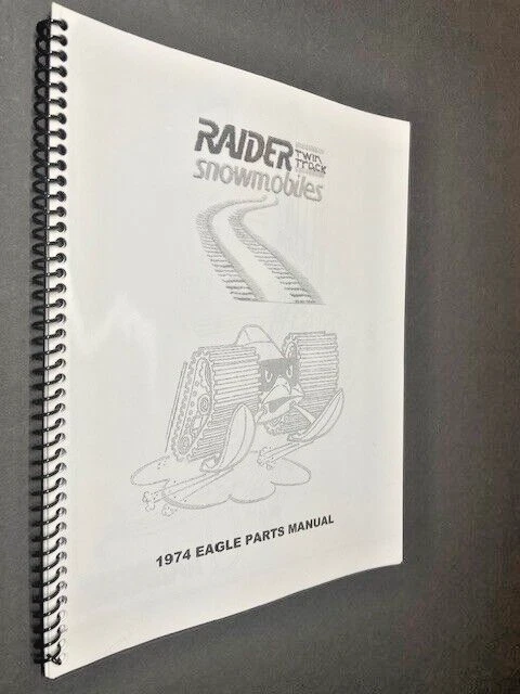Raider Eagle 1974 doble pista moto de nieve manual de piezas para 440 y 400 y 340  Foto 1 de 1
