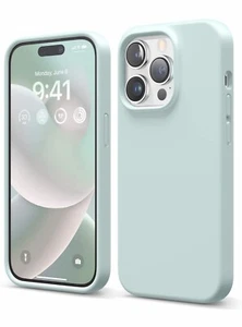 iPhone 14 Pro Liquid Silicone Case, Protective Cover for 6.1” in Mint *NWOT* - Picture 1 of 7