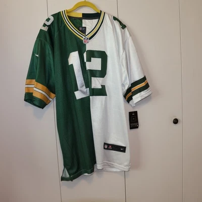 Camiseta Nike On Field Jugadores de la NFL Clay Matthews Packers #12 Talla 56 Dividida Blanca Talla Gr Foto 1 de 4