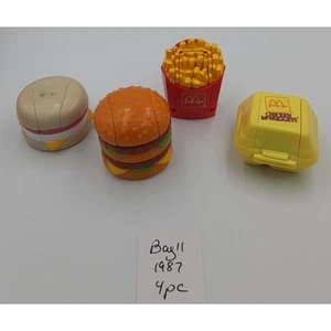 Vintage McDonalds Happy Meal Spielzeug 1987 Wechselbar/Roboter 4-teiliges Set Beutel 11-15 - Bild 1 von 10