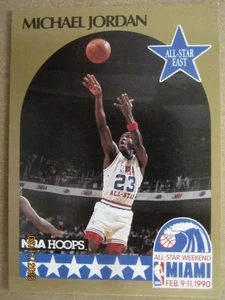 1990-1991 NBA HOOPS BASKETBALL ALL-STAR MICHAEL JORDAN CARD #5 - Picture 1 of 6