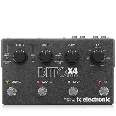 TC Electronic DITTO X4 LOOPER Einfacher und intuitiver Dual-Track Gitarrenlooper - Bild 1 von 3
