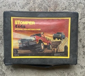 Vintage Schaper Stomper 4x4 Official Collector's Case 1981 Black With Stompers - Picture 1 of 9