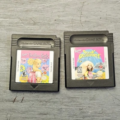 Barbie Ocean Discovery & Barbie Fashion Pack Nintendo Game Boy cartridge only  - Image 1 of 4