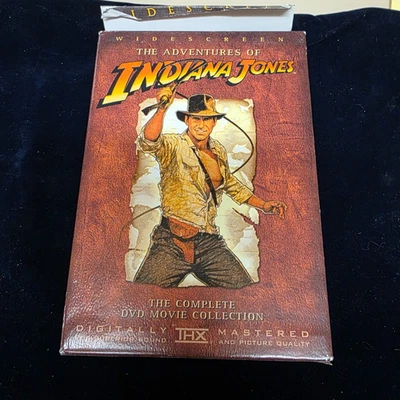 ADVENTURES OF INDIANA JONES   DVD MOVIE COLLECTION RAIDERS OF THE LOST ARK TEMPL - Image 1 of 4
