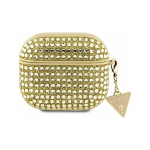 Guess Rhinestone Triangle Charm Case, Gold – AirPods 3 - Bild 1 von 2