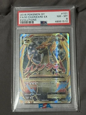 M Charizard EX 101/108 XY: Evolutions Ultra Rare - PSA 8 - Image 1 of 2