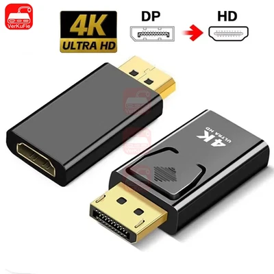 Display Port DP Male To HDMI Female Adapter Converter For 4K HD 1080P HDTV PC - Image 1 of 4