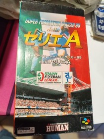 JEU SUPER FAMICOM NINTENDO NES JAP Super Formation Soccer 95 della Seria A