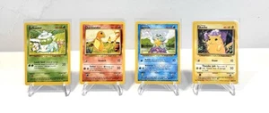 Bulbasaur Charmander Squirtle Pikachu 1999 Base Set Pokemon * PACK FRESH NEW! * - Picture 1 of 10