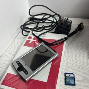 HP Ipaq Pocket PC RX1700, No Stylus, Old Battery, With SD + Sealed Manual + Wire - Picture 1 of 10