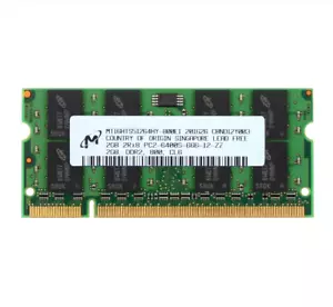 MICRON APPLE MACBOOK LAPTOP MEMORY 2GB PC2-6400 RAM DDR2 800MHz 200 PIN - Picture 1 of 3