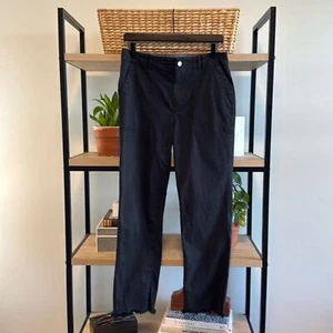 Anthropologie Pilcro and the Letterpress mittelhohe Chino Twill schwarze Hose, 28 - Bild 1 von 8