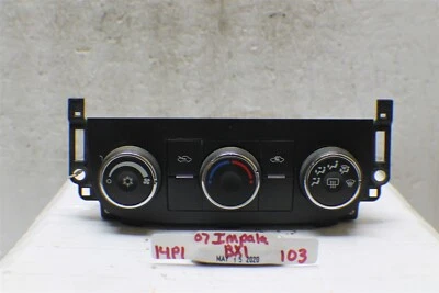 Chevrolet Impala 2006-2008 control de temperatura de zona única 15909093 103 14P1-B1 Foto 1 de 4