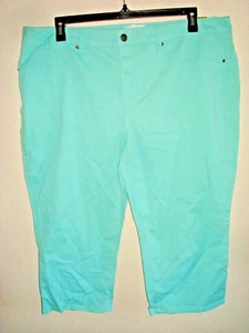Pantalones Capri Damas Plus Como Nuevos Talla 24W Algodón NUEVO - Imagen 1 de 2