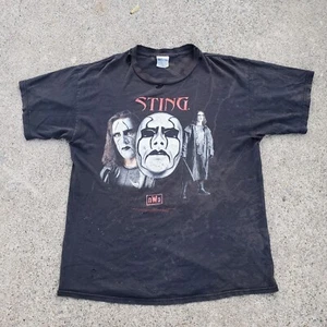 Vintage NWO Shirt Mens Extra Large Black Grunge wrestling WCW WWF WWE Sting - Picture 1 of 17