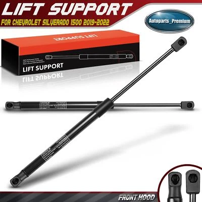 Amortiguadores puntales de elevación del capó delantero para Chevrolet Silverado 1500 2019-2022 Foto 1 de 4