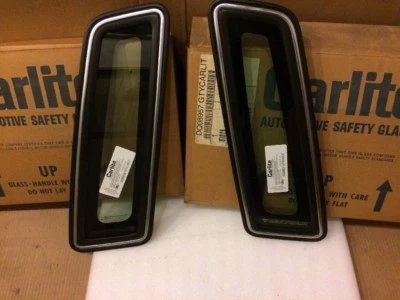 1996 LINCOLN TOWN CAR LEFT AND RIGHT QUARTER GLASS SET 8956 8957 - Imagem 1 de 4