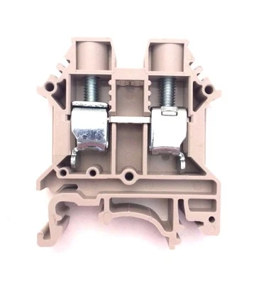 DIN Rail Terminal Blocks 12 Quantity DK10N Dinkle 6-20AWG Gauge 60A 600V UL