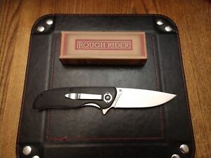 ROUGH RYDER Assisted Opening Knife 440A Stainless Steel Blade Wood Handles 