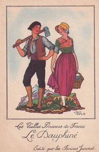 Farines Jammet Le Dauphine Trade Card Jammet Flour Paris France E47 - Picture 1 of 2