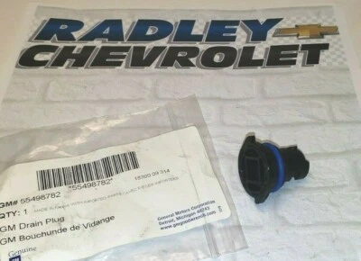 55498782 NUEVO GM OEM TAPÓN DE DRENAJE DE ACEITE CHEVROLET GMC CADILLAC B83 Foto 1 de 2