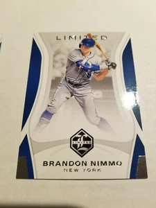 2019 Chronicles Panini Limited Brandon Nimmo #17 New York Mets - Picture 1 of 1