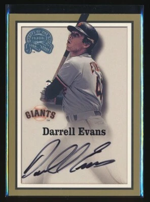 Darrell Evans 2000 Fleer Greats of the Game Auto - Image 1 of 2