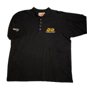 Vintage 1980er Jahre Honda Polo Rennshirt 50th Anniversary XL Schwergewicht LIMITIERT - Bild 1 von 8
