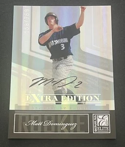 2007 Donruss Elite Matt Dominguez Auto Extra Edition #/769 Rookie RC - Picture 1 of 2