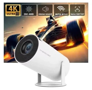 Magcubic Projector HY300 PRO 4K Android 11 Dual Wifi6 260ANSI Allwinner H713 BT - Picture 1 of 7