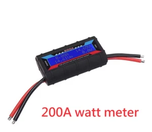 200A Digital LCD Amp Watt Meter Power Analyser Solar Power Analyzer Battery LIPO - Picture 1 of 8