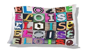 Funda de Almohada Personalizada ELOISE con Fotos de Letras de Letreros - Imagen 1 de 1