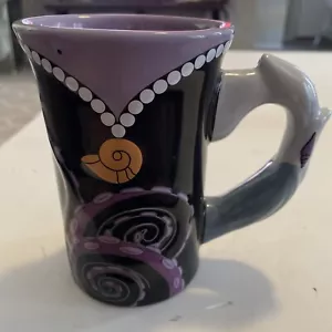 Disney Parks The Little Mermaid Ursula Signature Dress 3D Coffee Mug - Picture 1 of 5