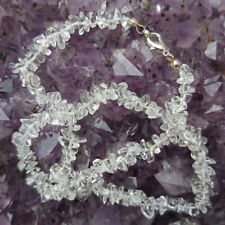 Quartz Crystal Gemstone Chip Necklace