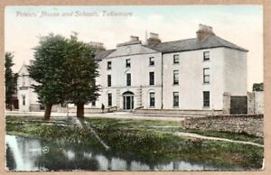 c.1910 Tullamore Priests' House & Schools Offaly Colour RP by Valentine Dublin