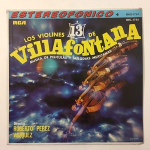 Los Violines De Villafontana Musica De Peliculas Melodias Mexicanas Vinyl Record - Picture 1 of 4