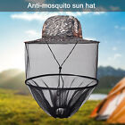 Wide Brim Head Net Hat Anti-Mosquito Insect Sun Protection Beekeeping Fishing