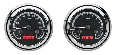 Kit de calibre analógico Dakota Digital 1954 Chevy Pickup 55 primera serie VHX-54C-PU-K-R Foto 1 de 4