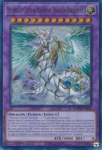 YGO-4x-Near Mint-Ultimate Crystal Rainbow Dragon Overdrive - SDCB-EN042 - Ultra - Picture 1 of 1
