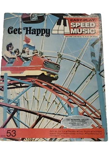 Sight & Sound Easy Play Get Happy Song Book Piano Guitar Vocal - Picture 1 of 3